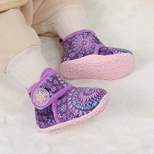 FEETCITY Baby Booties Girls Boys Infant Slippers First Walkers Shoes Warm Socks - Image 2