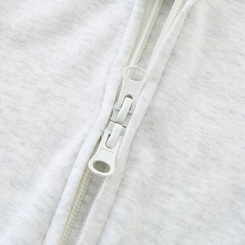 Hikido Baby Romper 100% Organic Cotton Pajamas One Piece Long Sleeve Zipper - Image 4