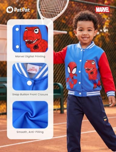 Disney Bomber Jacket Spider Man Marvel Toy Story Cars Varsity Cardigan2-13Y - Image 6