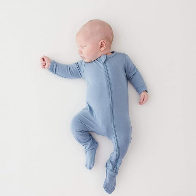 KYTE BABY Infant and Toddler Dual Zipper Footie, Ultra-Soft Rayon Made From - Image 2