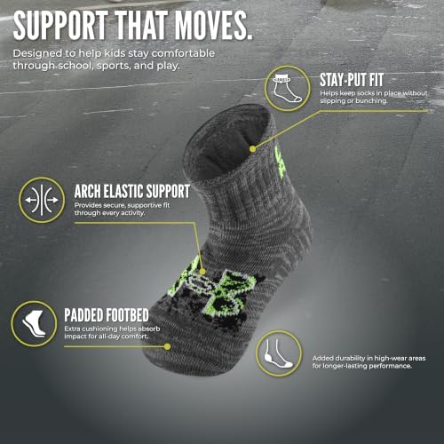 Under Armour Girls' Quarter Socks - Image 3
