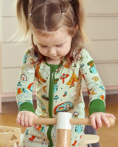 babee Reshinee Bamboo Viscose Baby Footie Pajama, Zipper Sleeper Boys Girls - Image 5