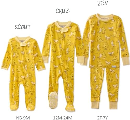 Butterblu Scout Sleep & Play 100% Organic Cotton Footed Zip Front PJs | GOTS - Image 5