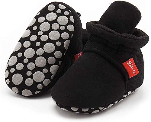 HsdsBebe Unisex Newborn Baby Cotton Booties Non-Slip Sole by HsdsBebe