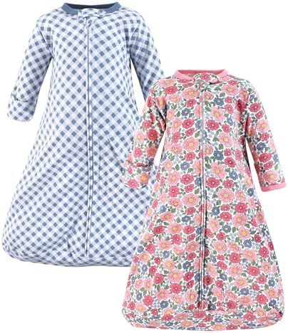 Hudson Baby Unisex Baby Cotton Long-Sleeve Wearable Sleeping Bag by HudsonBaby