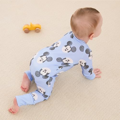 Disney Baby Organic Cotton Zip Footie Clothes Romper Outfit - Image 4