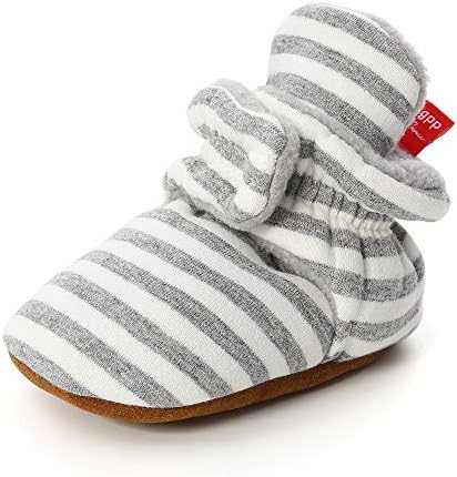 HsdsBebe Unisex Newborn Baby Cotton Booties Non-Slip Sole by HsdsBebe