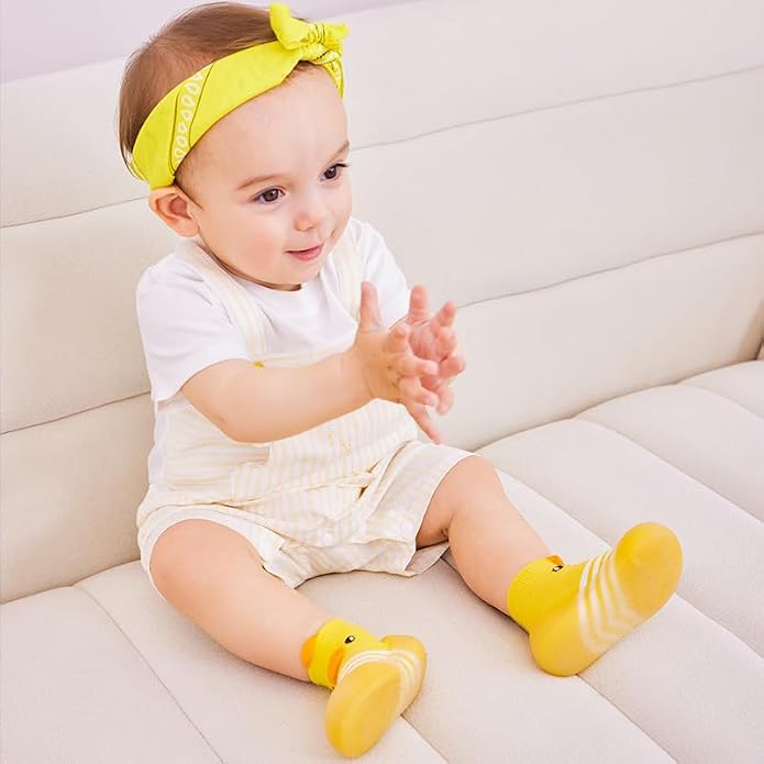 Baby Non Slip Socks Shoes Toddler Girls Boys First Walking Shoes Infant Indoor - Image 6