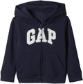 GAP Baby Boys' Playtime Favorites Logo Full Zip Hoodie Hooded Sweatshirt by GAP