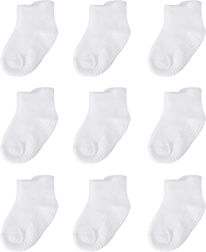 BACSAC Baby Boys Girls Socks Non Slip Breathable Comfort Toddler Infant Ankle by BACSAC