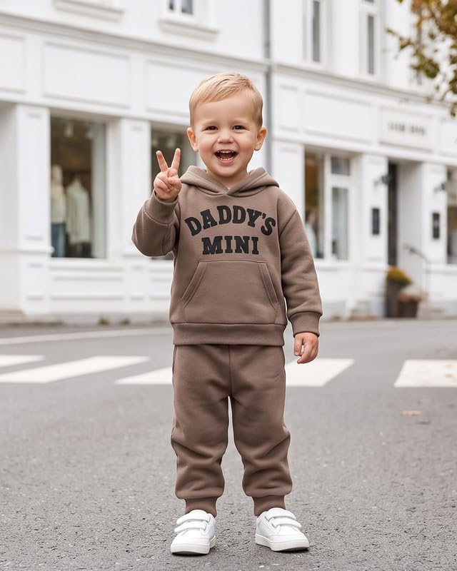 Toddler Baby Boy Fall Clothes Long Sleeve Hoodie Sweatshirts Pants Set Infant - Image 2