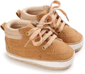 Meckior Toddler Baby Boys Girls High Tops Ankle Sneakers Soft Anti-Slip Sole PU by Meckior