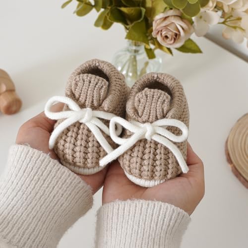 LAWKUL Baby Booties Knit Newborn Shoes - Image 2