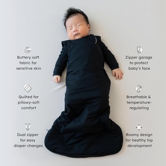 KYTE BABY Sleep Bag 1.0 TOG, Rayon Made From Bamboo Wearable Blanket, Dual - Image 3