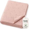 Receiving Blankets, 100% Organic Cotton Knit, Newborn Baby Swaddle | by huxie