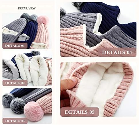 Baby Winter Hat Scarf Set, Unisex Infant Toddler Kids Hat Scarf - Image 3