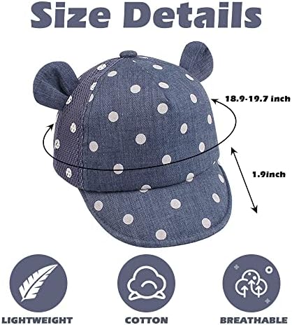 JANGANNSA Baby Duck Cap Infant Kids Sun Hat Bear Cute Cartoon Caps Spring Summer - Image 5