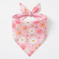 Spring Dog Bandana, Summer Dog Bandanas Boy Girl, Daisy Dog Scarf by YummipawsPetBandana