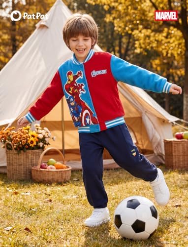 Disney Bomber Jacket Spider Man Marvel Toy Story Cars Varsity Cardigan2-13Y - Image 2
