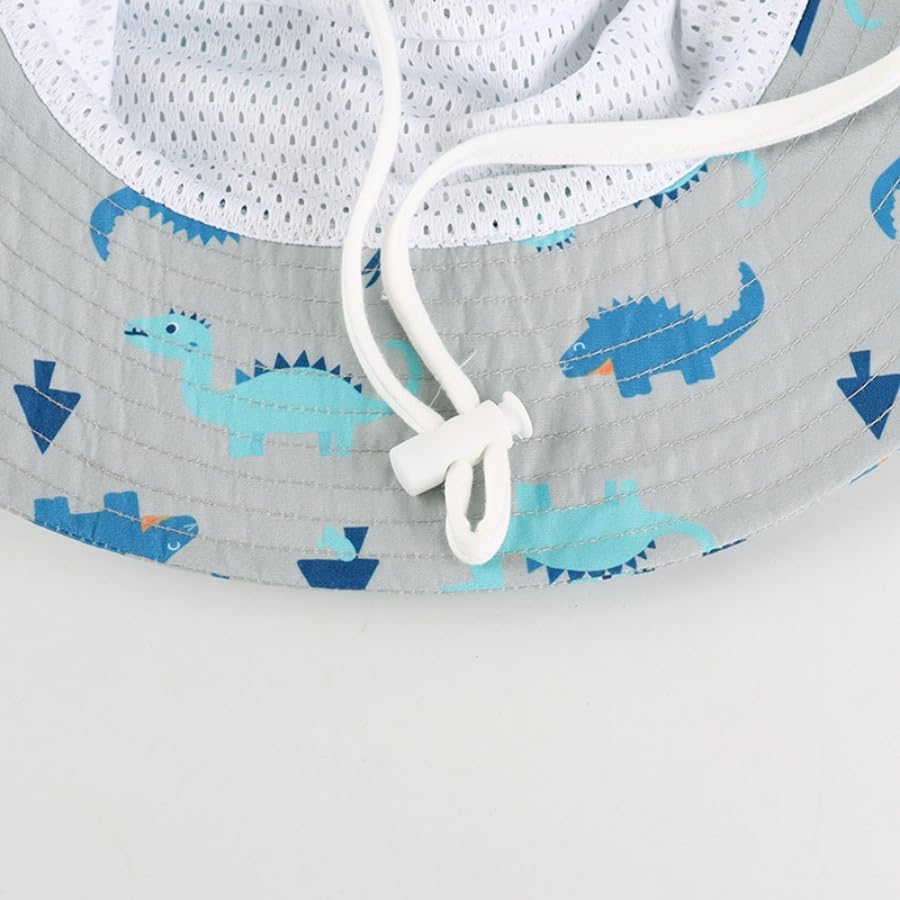 LANGZHEN Sun Protection Hat for Kids Toddler Boys Girls Wide Brim Summer - Image 7