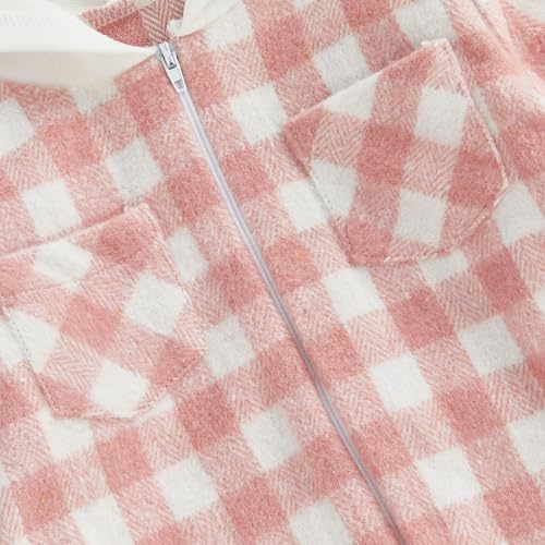 Douhoow Baby Boy Hooded Romper Long Sleeve Boy Plaid Hoodies Baby Jacket Infant - Image 6