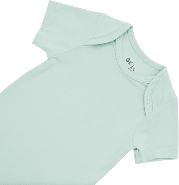 KYTE BABY Short Sleeve Baby Bodysuit, Buttery Soft Rayon Made From Bamboo - Image 4