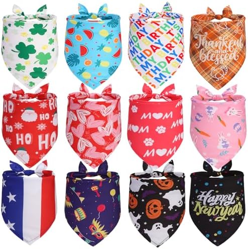 EXPAWLORER Holiday Dog Bandanas by EXPAWLORER