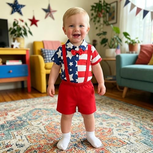 PUHHAPIEY Baby Boy Gentleman Wedding Outfit Dress Romper Suspender Pants | 0 3 - Image 2