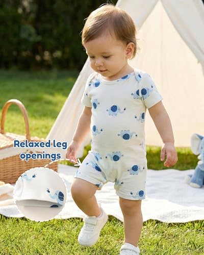 NZRVAWS Newborn Baby Boy Clothes Infant Romper 2-Pack outfit Cute Pattern - Image 5