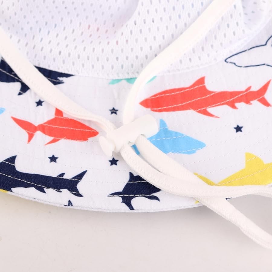 LANGZHEN Sun Protection Hat for Kids Toddler Boys Girls Wide Brim Summer - Image 5