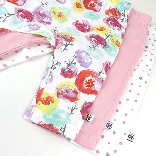 HonestBaby Unisex-Baby Multipack Harem Pants Roomy Fit Pull on Bottoms 100% - Image 4