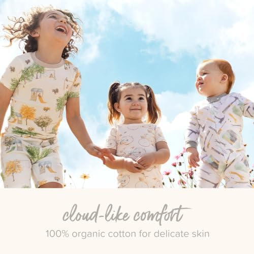 Burt's Bees Baby Unisex Organic Cotton Short Sleeve & Shorts PJ Set, 2-PC | - Image 6