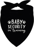 Baby Security in Training Dog Bandana, Dogs Pregnancy Announcement Bandana by Unknown