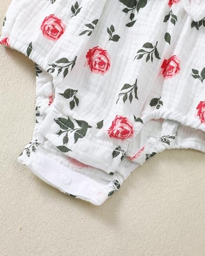 Renotemy Baby Girl Clothes Summer Newborn Girls Outfits Preemie-18Months - Image 4