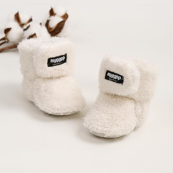Ohwawadi Infant Baby Slippers Girls Boys Booties Warm Baby Socks Shoes Newborn - Image 7
