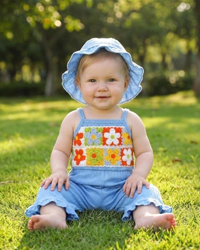 XUANHAO Baby Girl Clothes Infant Rompers Toddler Girls Summer Outfits 3M-3T - Image 2