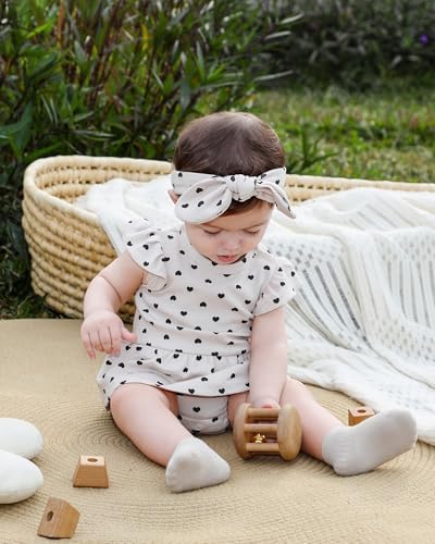 Baby Girls Romper Summer Ruffled Sleeve Bodysuit Dresses Infant Girl Clothes - Image 3