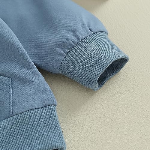 Unisex Baby Boy Girl Clothes Hooded Sweatshirts Solid Color Long Sleeve Hoodies - Image 2