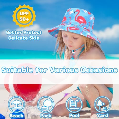 Baby Sun Hat Baby Boy Hats Toddler Hat UPF 50+ Bucket Hat - Image 3