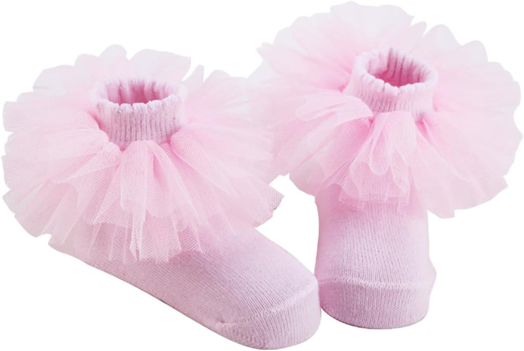 PrinceSasa Little Baby Girl Princess Lace Ruffles Socks Set - Image 5