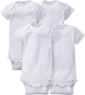 Gerber Baby Girls 4-Pack Short Sleeve Onesies Bodysuits by Gerber