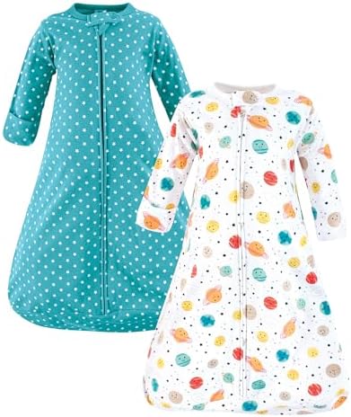 Hudson Baby Unisex Baby Cotton Long-Sleeve Wearable Sleeping Bag by HudsonBaby
