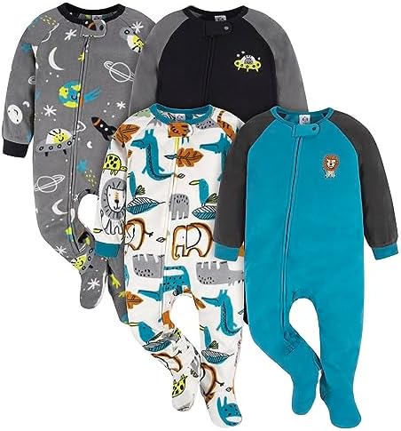 Gerber Baby Boys’ 2-Pack Sleep ‘N Play Pajamas by Gerber