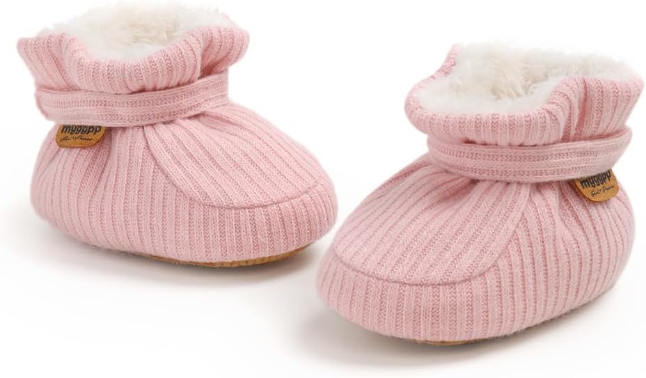 Ohwawadi Infant Baby Slippers Girls Boys Booties Warm Baby Socks Shoes Newborn - Image 5