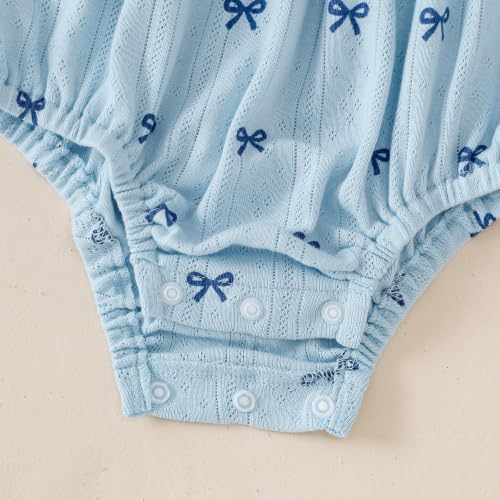 ROMPERINBOX Baby Girl Bodysuit Cotton Spaghetti Strap Sleeveless Onsies Summer - Image 5