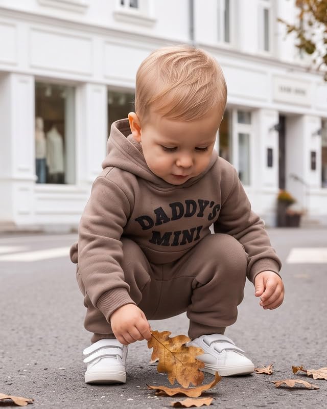 Toddler Baby Boy Fall Clothes Long Sleeve Hoodie Sweatshirts Pants Set Infant - Image 3