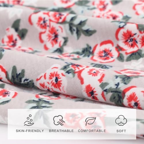 DRESHOW BQUBO Baby Girl Newborn Floral Receiving Blankets - Image 5