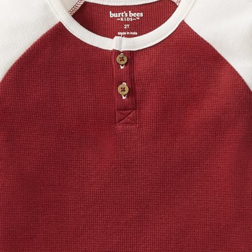 Burt's Bees Baby Boys Shirt and Pant Set, Long Sleeve Top & Bottom Outfit Bundle - Image 5