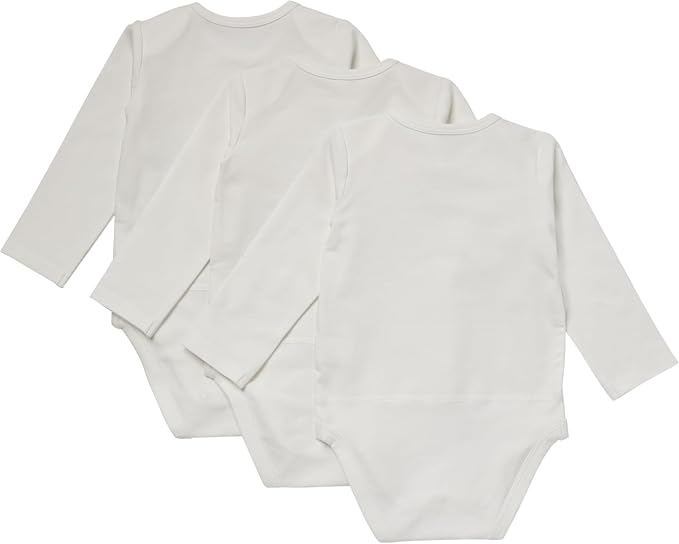 Hanes Baby Pure Comfort Long Sleeve Bodysuits, Infant Bodysuits, Boys & Girls - Image 2