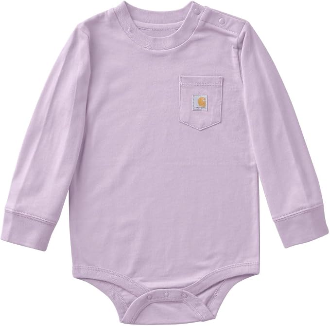 Carhartt Long-Sleeve Pocket Bodysuit | 100% Cotton | Made From Breathable by Carhartt